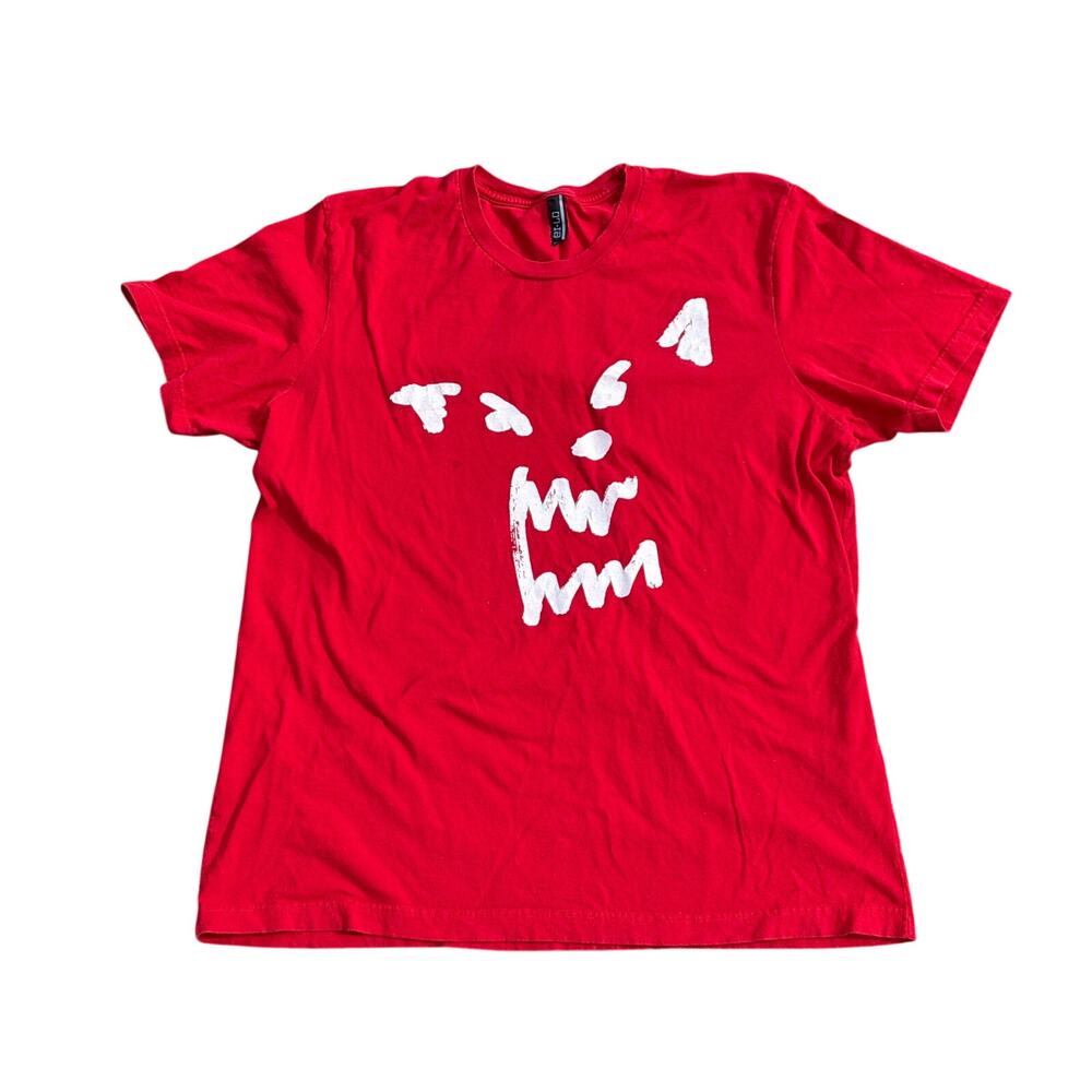 Russ “There’s Really a Wolf” two sided red concert merch rap hip hop shirt